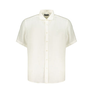 Camisa de lino blanca para hombre