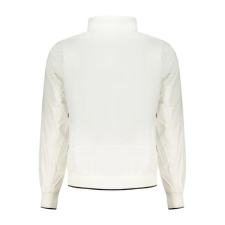 White Polyester Men's Jacket