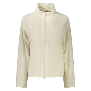 Chaqueta blanca de nylon para mujer