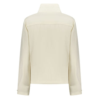 Chaqueta blanca de nylon para mujer