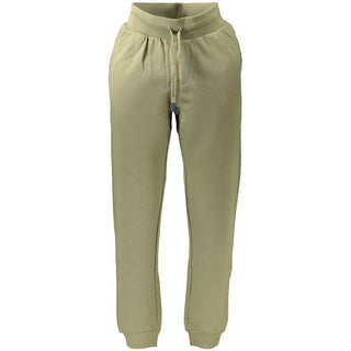 Green Cotton Men's Trouser