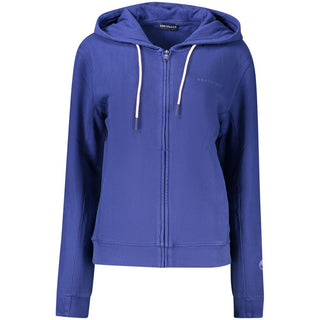 Blue Cotton Women's Hoodie