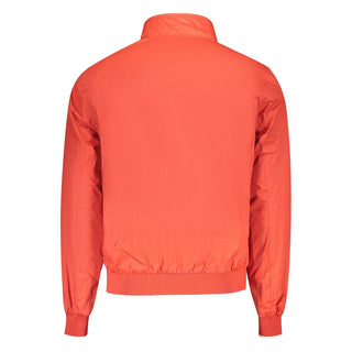 Red Polyester Men's Jacket