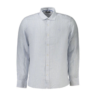 Camisa de lino Azzurro para hombre