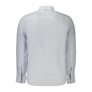 Camisa de lino Azzurro para hombre
