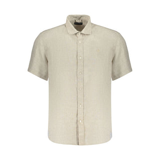 Beige Linen Men's Shirt