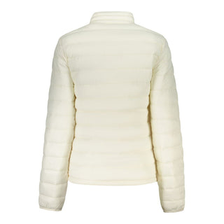 White Polyester Women's Jacket