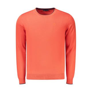 Red Cotton Men Sweater