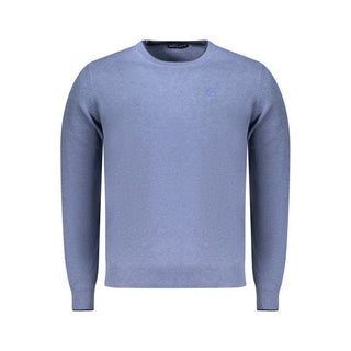 Suéter azul de algodón para hombre