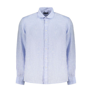 Camisa de lino Azzurro para hombre