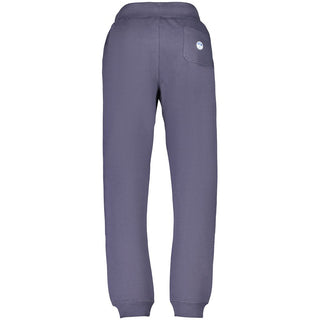 Blue Cotton Men Trouser