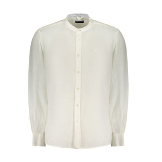 Camisa de lino blanca para hombre