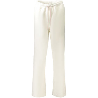 Pantalones blancos de algodón para mujer