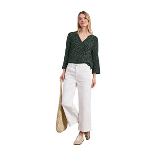 Bicolor Viscose Blouse