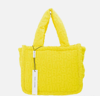 Marc Jacobs The Monogram Terry Tote Small Golden Kiwi Schultertasche