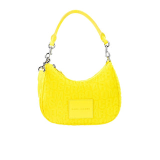 Marc Jacobs Monogram Terry Stoff Golden Kiwi Hobo Schultertasche