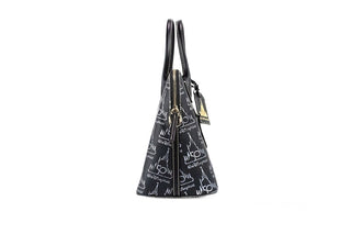 Dooney & Bourke Black Walt Disney World 50th Anniversary Leather Satchel Handbag