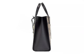 Bolso tote bandolera mini de cuero estampado con sello Marc Jacobs Mini Grind