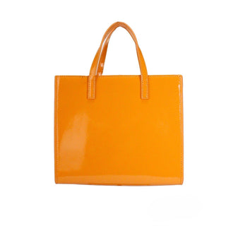Marc Jacobs Mini Grind Scorched Lackleder Crossbody Tote Bag Geldbörse