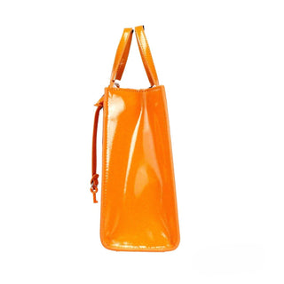 Marc Jacobs Mini Grind Scorched Lackleder Crossbody Tote Bag Geldbörse