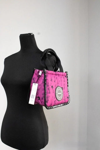 Bolso convertible de mano tote de nylon acolchado fucsia mini Marc Jacobs X Peanuts Fedora  