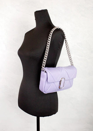 Bolso bandolera de cuero acolchado con diamantes The J Marc Daybreak de Marc Jacobs  