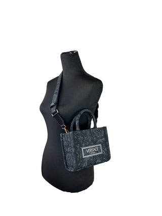 Bolso de compra 'Extra Small Athena' negro para mujer de Versace  