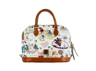 Dooney & Bourke Disney Pixar Landkarten Umhängetasche