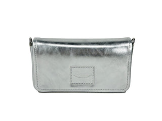 Marc Jacobs The Metallic Leather Chain Mini Bag - Silber