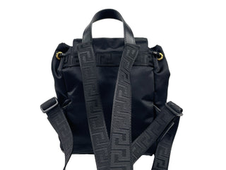 Versace Mini Nylon Medusa Rucksack mit Tunnelzug