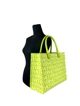 Versace Medusa Große Canvas-Einkaufstasche