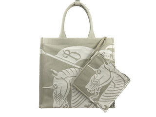 Bolso tote de lona EKD con monedero de Burberry