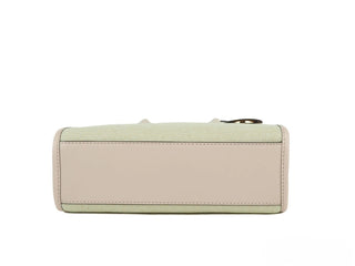 Bolso bandolera shopper pequeño Mirella de lona color Powder Blush de Michael Kors