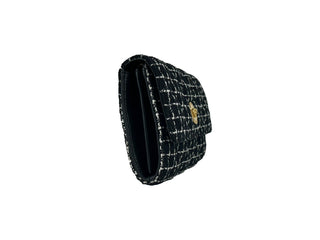 Bolso bandolera Versace Wallet On A Chain de tela negra