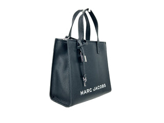 Marc Jacobs Mini Grind Umhängetasche aus schwarzem Leder