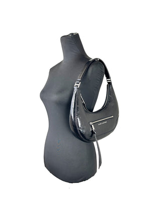Bolso pequeño Cruiser Crescent de cuero arrugado de Marc Jacobs