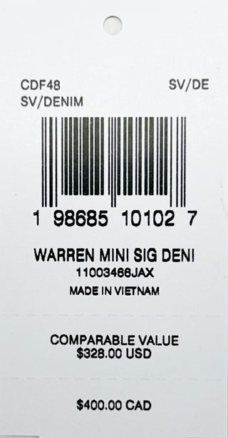Riñonera mini Warren Signature Denim de Coach
