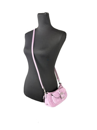 Coach Mini Ashton Suede Shoulder Bag Purse