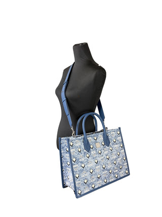 Bolso tote Aren Munchen de mezclilla de MCM