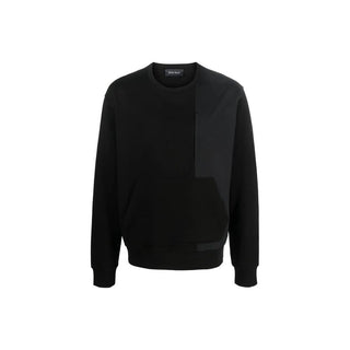 Black Cotton Sweatshirt