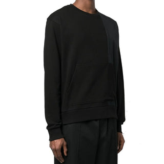 Black Cotton Sweatshirt