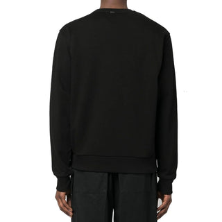 Black Cotton Sweatshirt