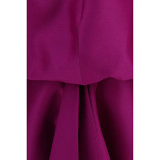 Purple Wool Oves Aries Cocktail Dress