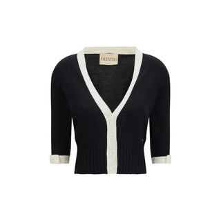Black Cotton Cardigan