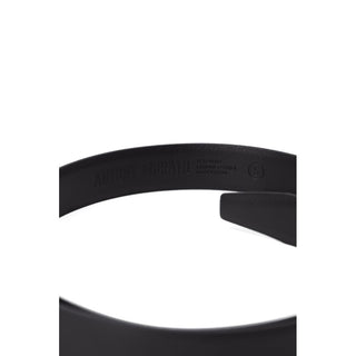 Black Leather Regular Belt
