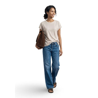 Beige Polyester T-Shirt