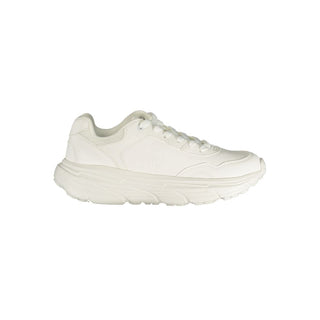 White Polyurethane Women's Sneaker