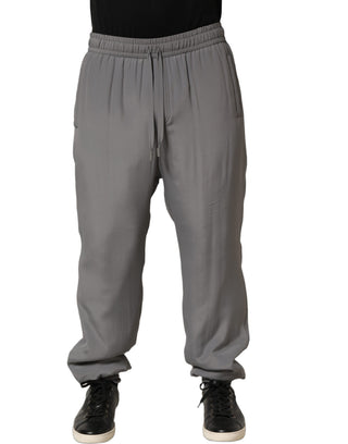 Gray Cotton Jogger Sweatpants Trouser Pants