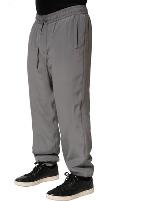 Gray Cotton Jogger Sweatpants Trouser Pants