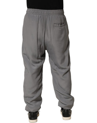 Gray Cotton Jogger Sweatpants Trouser Pants